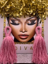 Strawberry Quick Yarn Earrings