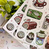 Image 3 of Mint Chocolate Dessert | Sticker Sheet