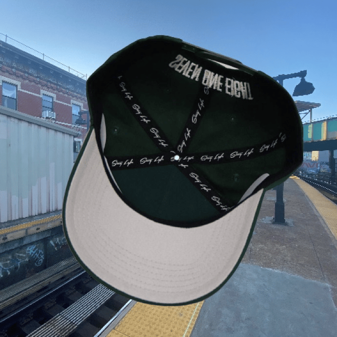 SLC SEVEN ONE EIGHT SERIES SNAPBACK - FOREST GREEN-