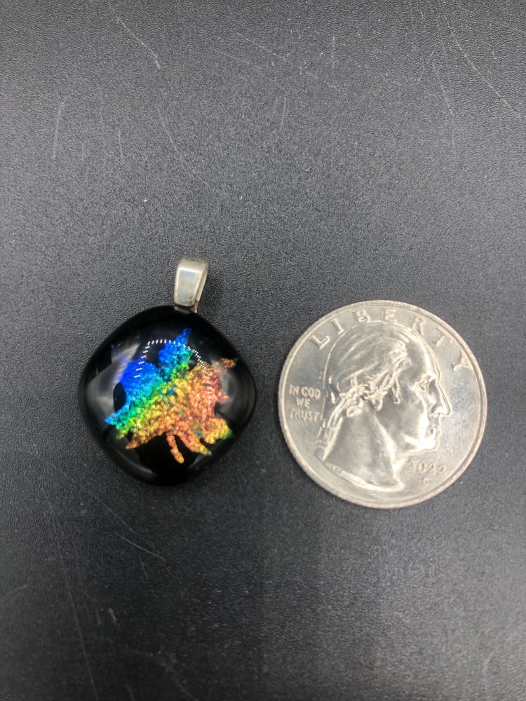 Image of Dichroic image pendant 013