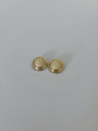 Image 1 of Vintage Round clip earrings