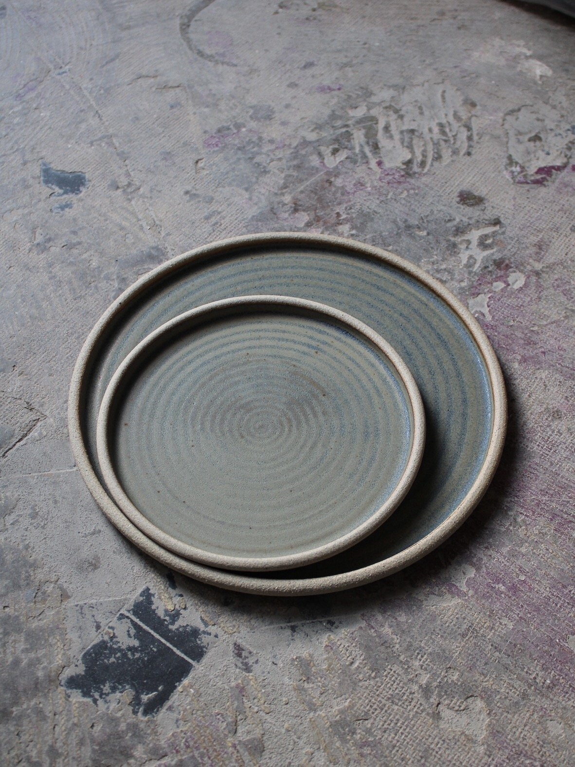 Image of Side plate in loch (big swirl)