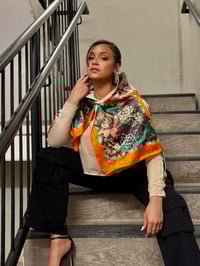 Image 2 of SAHARA SiLK CROPPED HOODIE