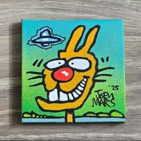 Image 1 of Spe 11 2.5x2.5 Inch Original Painting by Joey Mars