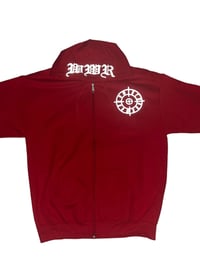 Image 5 of RED WWR ZIP UP HOODIE
