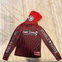 Image 1 of RED NET LONG SLEEVE HUMBLE SCREAMAHZ