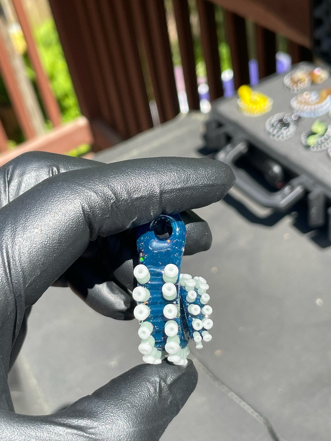 Image of Blue crushed opal
