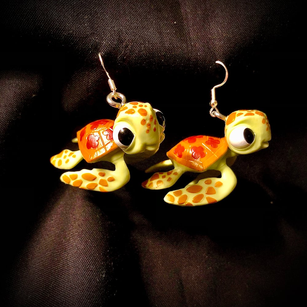 “Hi! I’m Nemo!” UPcycled toy earrings!