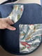 Image of Large Zippertop Denim Crossbody Bag 