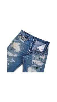 Image 2 of REWORKED 1-of-1 ULTRA DISTRESSED PAINT LEVIS 