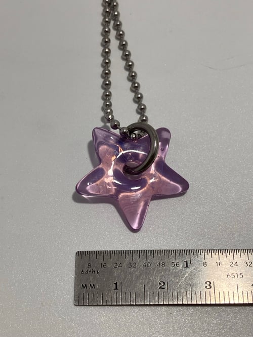 Image of opaline purple star