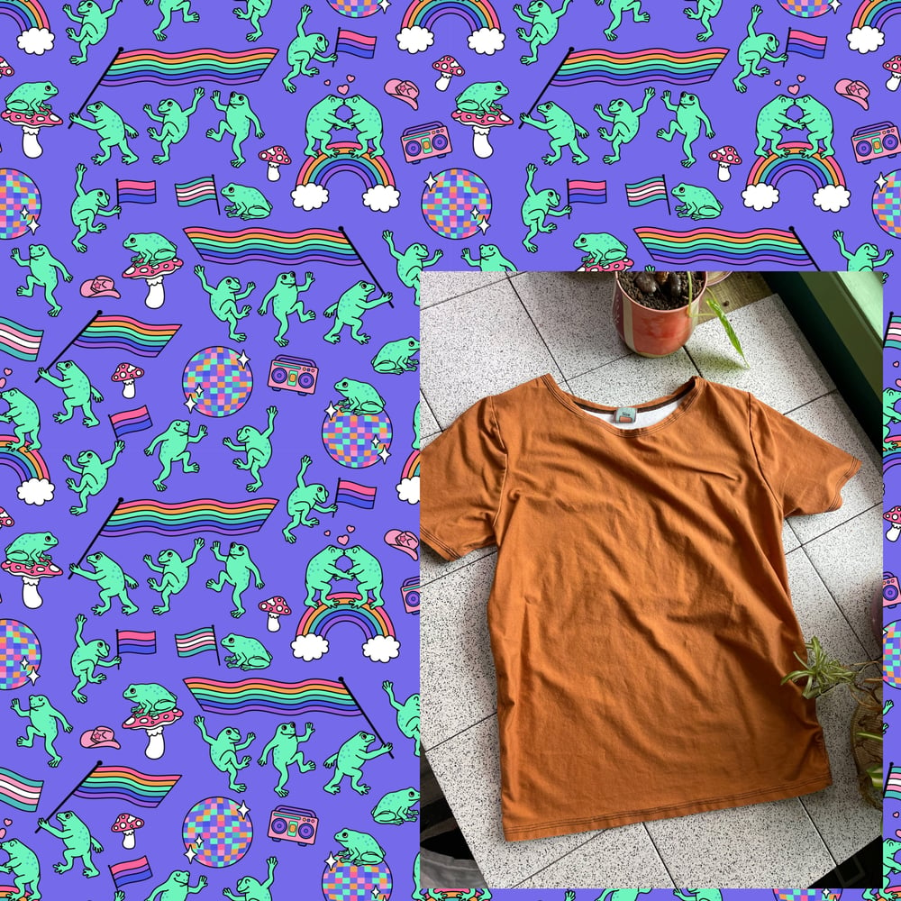 Image of Gay Frogs Artsit Series Tshirt- Unisex