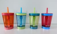 Image 3 of personalized kids straw cups