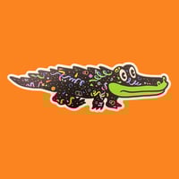 6” Skater Gator Sticker