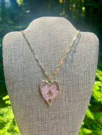 Image 2 of Heart of Larkspur Necklace 