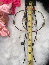 Image 2 of Goddess Gems Large Hoop earrings