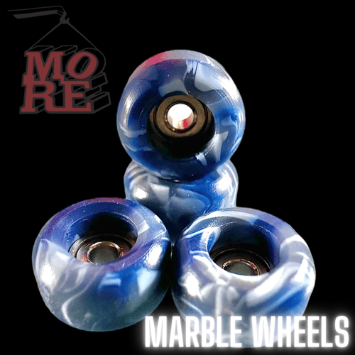 Image of More Fingerboards Marble Colors Bearing Wheels