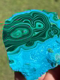 Image 7 of Malachite & Chrysocolla Polished Slab | Congo #2931