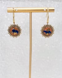 Image 2 of SUN SHAPED FLORAL DANGLES