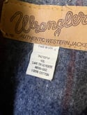 Vintage Wrangler Blanket Lined 