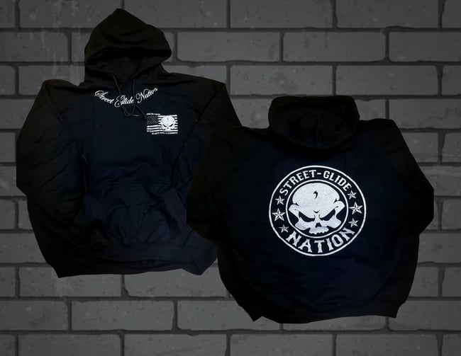 Street Glide Nation OG Hoodie (Grey Ink)