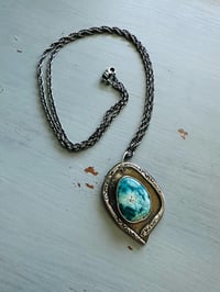 Image 5 of Sierra Nevada turquoise talisman necklace