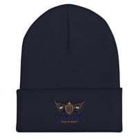 Image 3 of BOSSFITTED Navy and Gold Logo Skully
