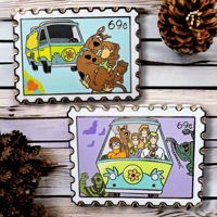 Image 1 of Scooby Doo stamp pins 