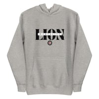 Image 1 of Lion Mentality Adult Hoodie(Black Logo)