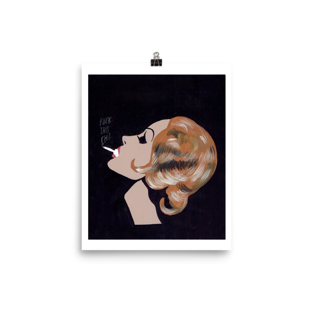 Image of FTS SMOKING POSTER