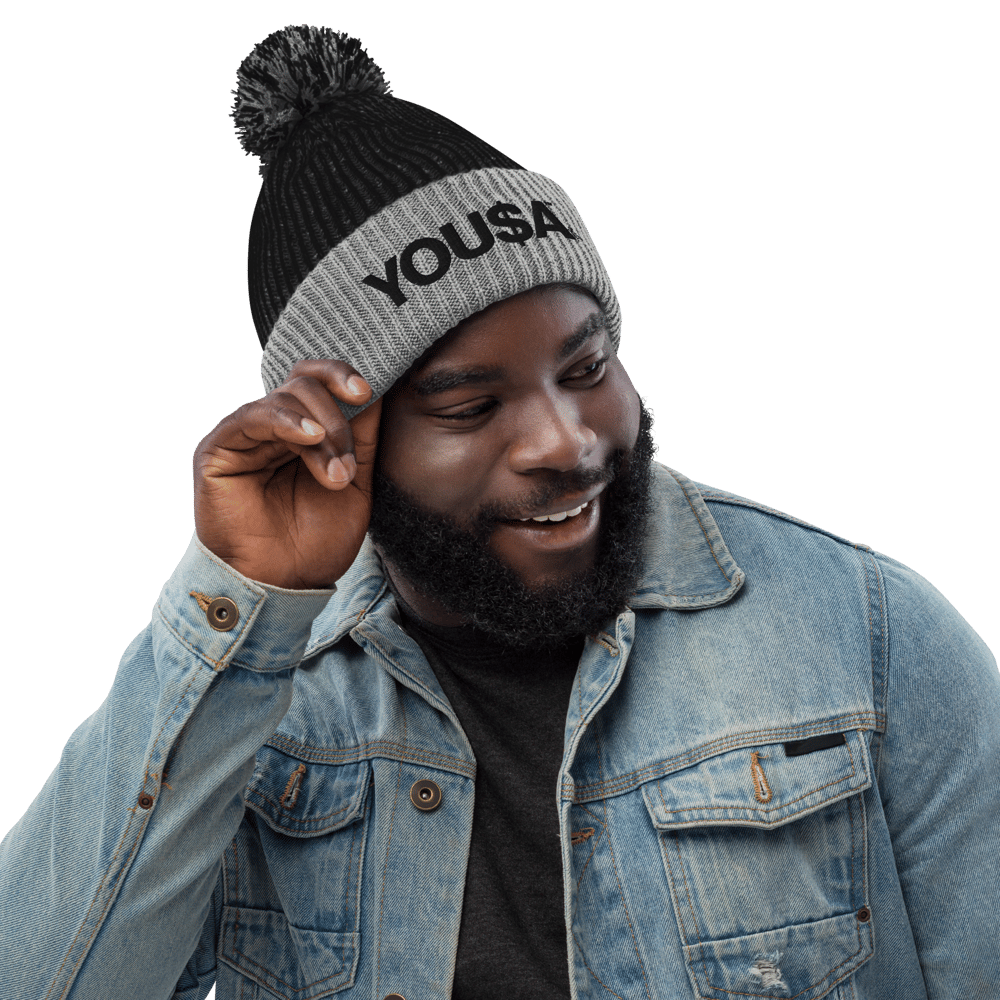 YOU$A™ | Pom-Pom Beanie