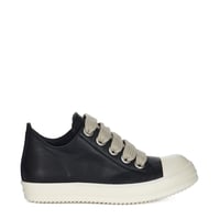 Image 1 of RICK OWENS JUMBOLACE LOW ‘BLACK/MILK’ FW25