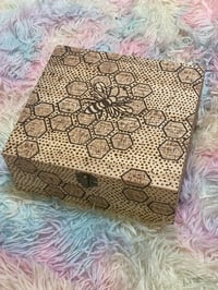 Image 1 of Bee Box - Wood burning 