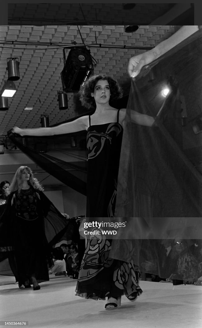 Chloé Lagerfeld silk galaxy dress maxi bohemian gown 