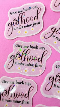 Image 1 of Girlhood Sticker