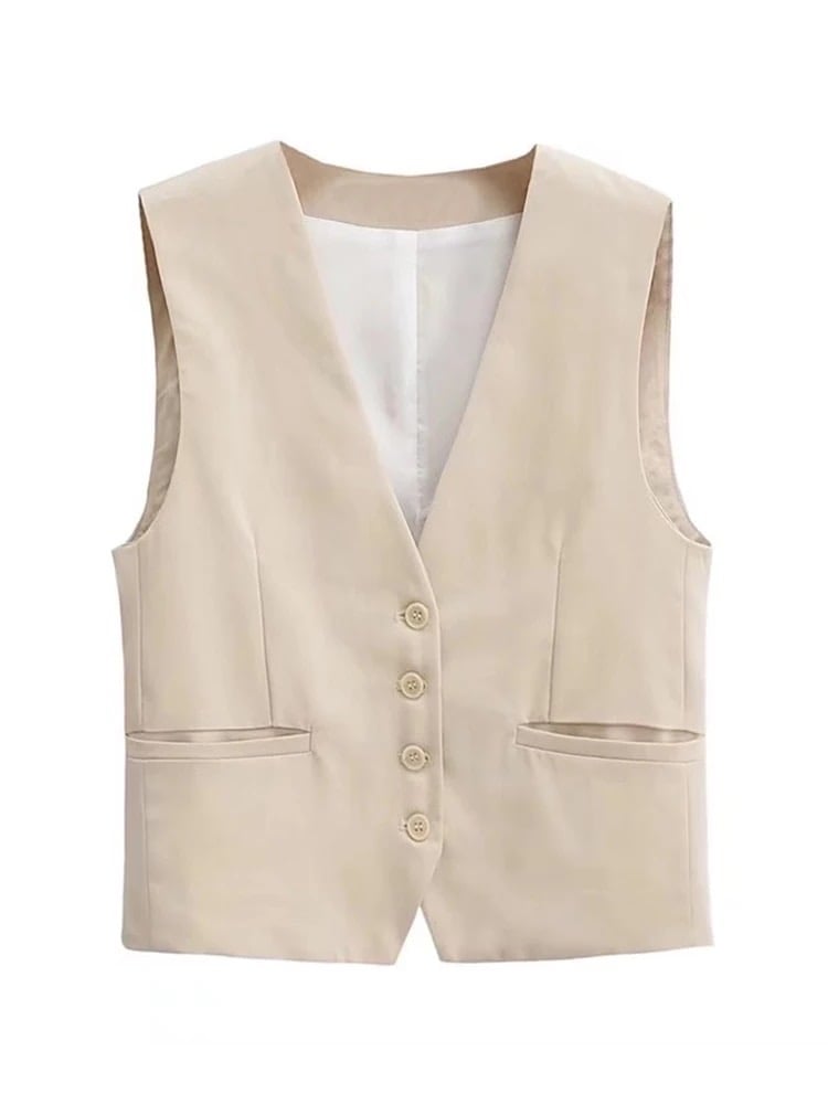 Image of 'Cropped Vintage Waistcoat'