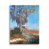 Image 5 of "Abbeville Irises" Canvas