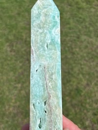Image 8 of Large Blue Aragonite Obelisk #3072