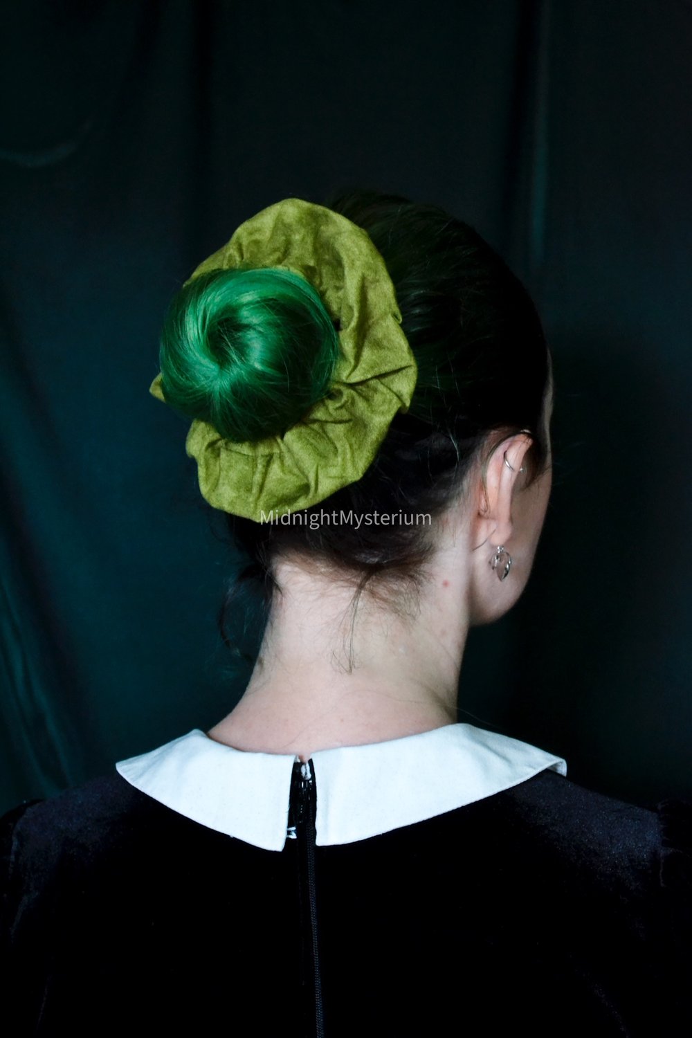 Olive Green Scrunchie