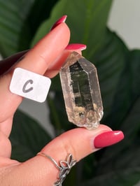 Image 4 of CHOOSE YOUR OWN MINI RUTILE SMOKEY QUARTZ POINTS (NATURAL UNPOLISHED POINTS) -BRAZIL- LOT 2