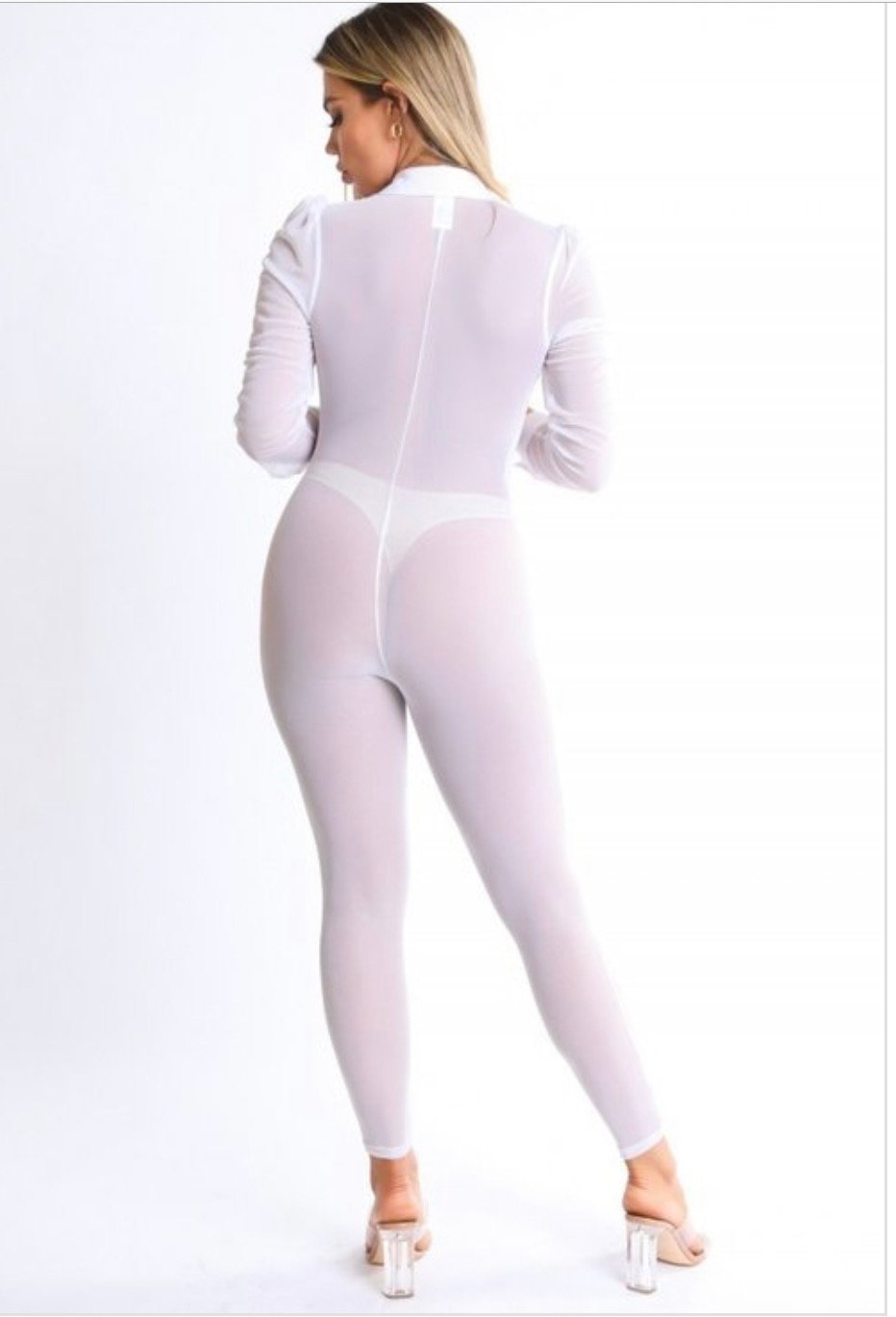 All White Jumpsuit 