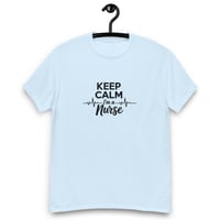Image 5 of Unisex classic tee, Keep Calm Nurse Tee