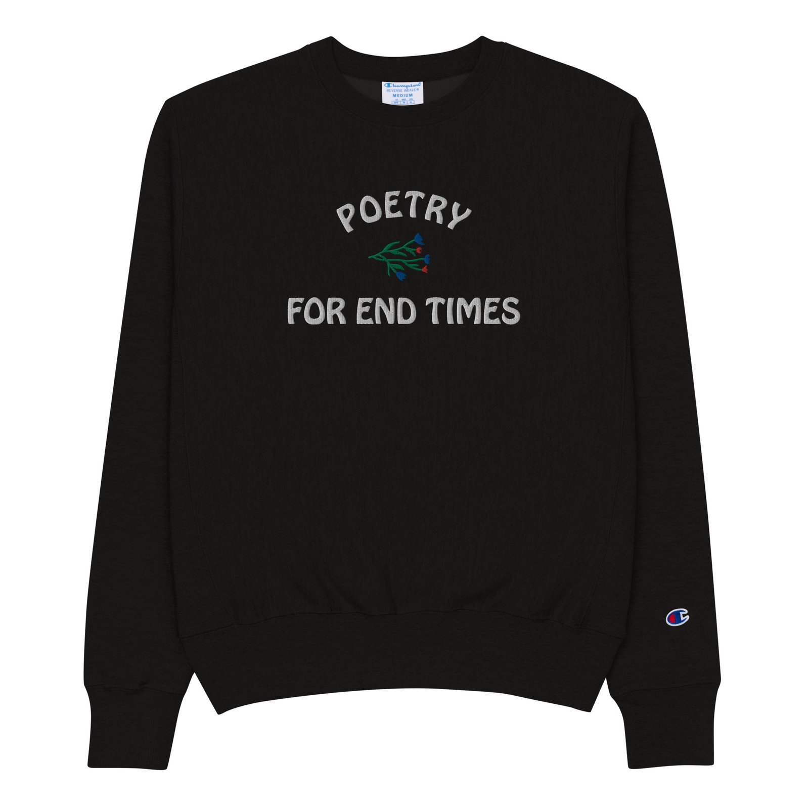 Champion sweater hotsell limited edition quotes