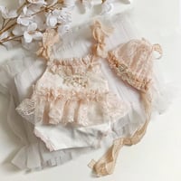 Image 1 of Photoshooting newborn set - Sabrina - | peach | off white