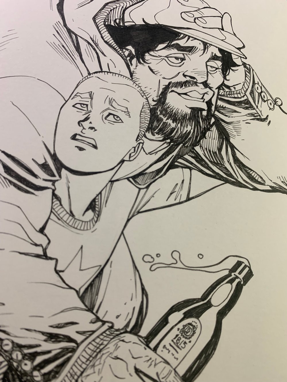 Image of ARCHER & ARMSTRONG #1 cover original art
