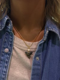 Image 4 of Wave Shark Tooth & Pearl Necklace