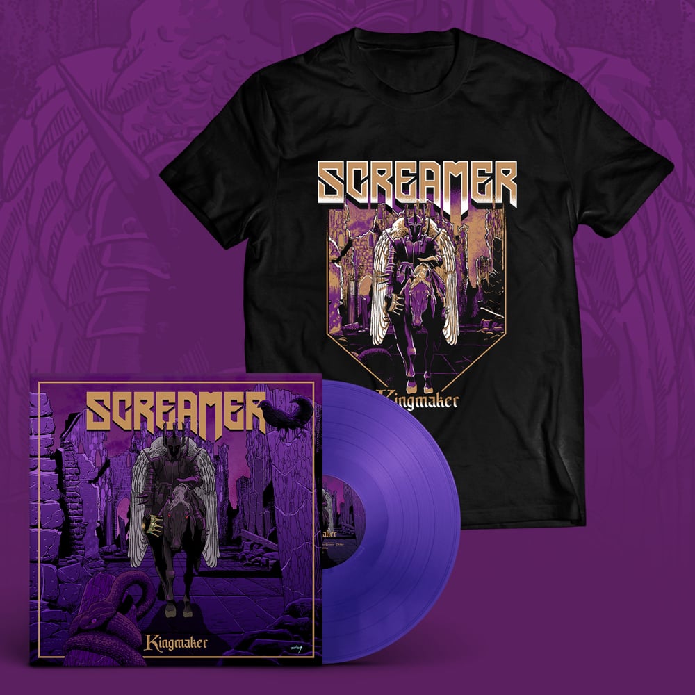 Image of Pre-order: Kingmaker - Vinyl & t-shirt bundle
