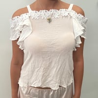 Image 2 of Floral off-the-shoulder top 