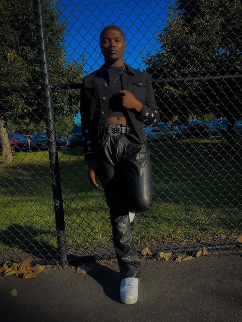 Image of Black ROYANII Denim Jacket
