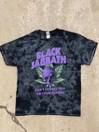 Image 2 of Black Sabbath - sweet leaf ONE OFF tie dye shirt